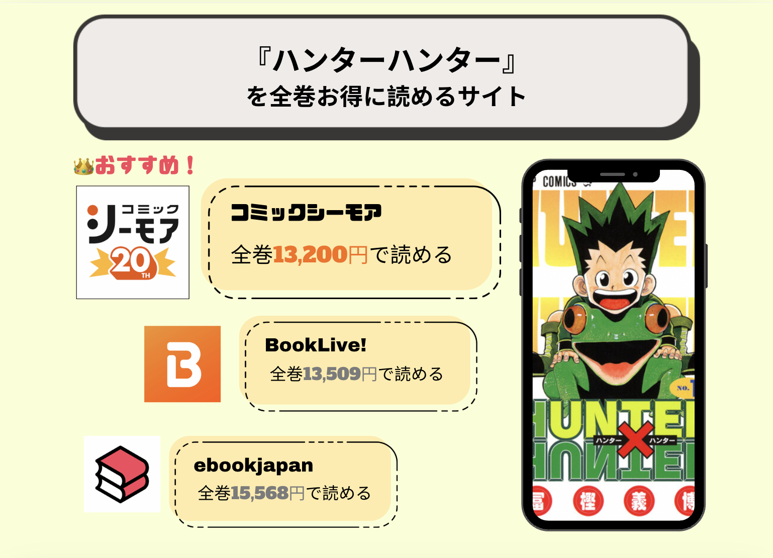 ハンターハンター 全巻無料