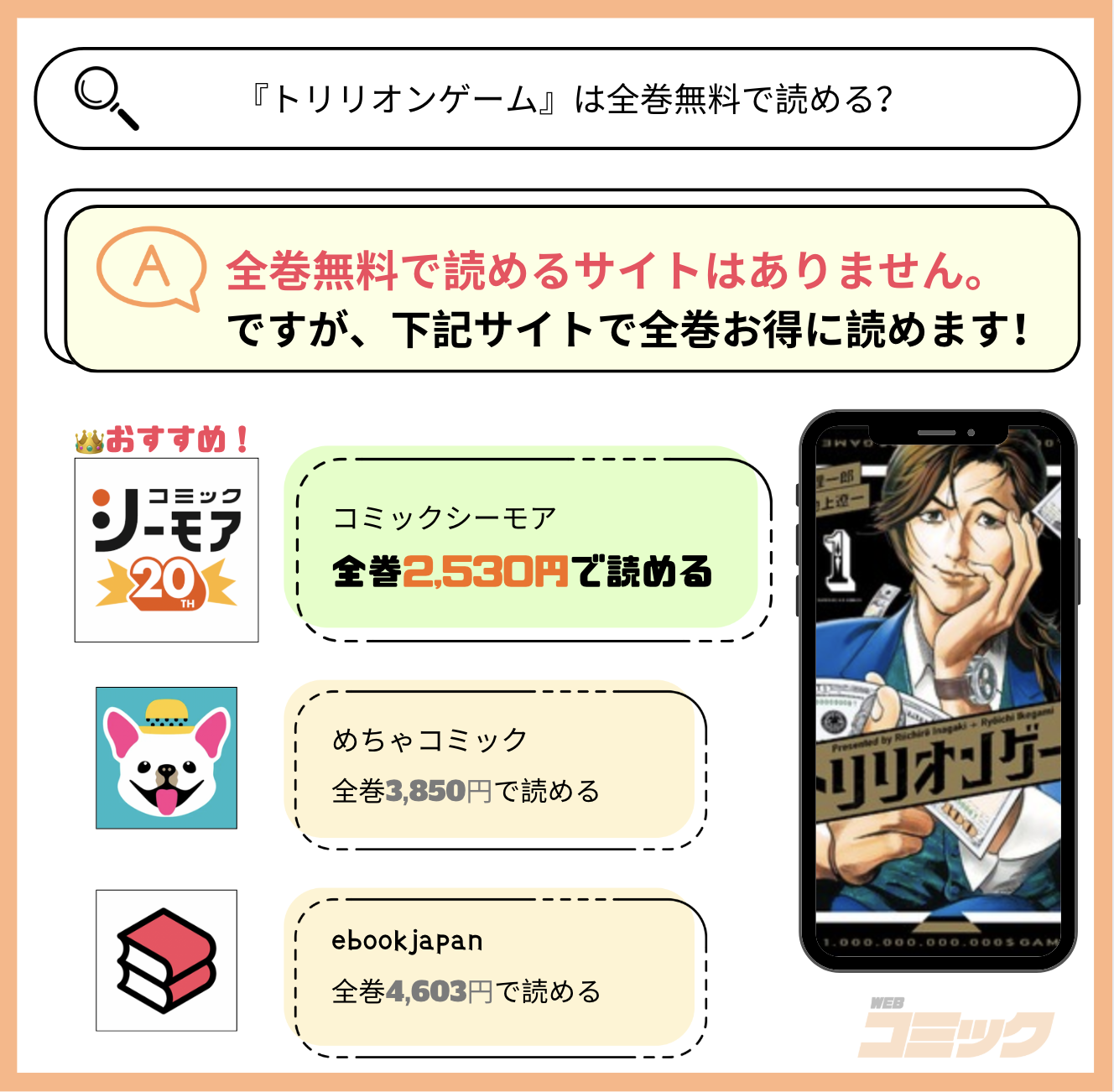 トリリオンゲーム 全巻無料