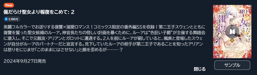 傷だらけ聖女より報復をこめて