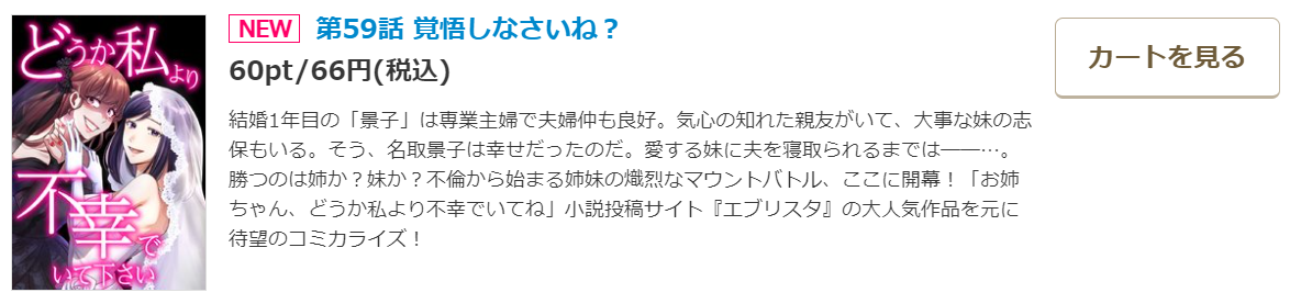 どうか私より不幸でいて下さい