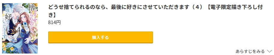 どうせ捨てられるのなら、最後に好きにさせていただきます