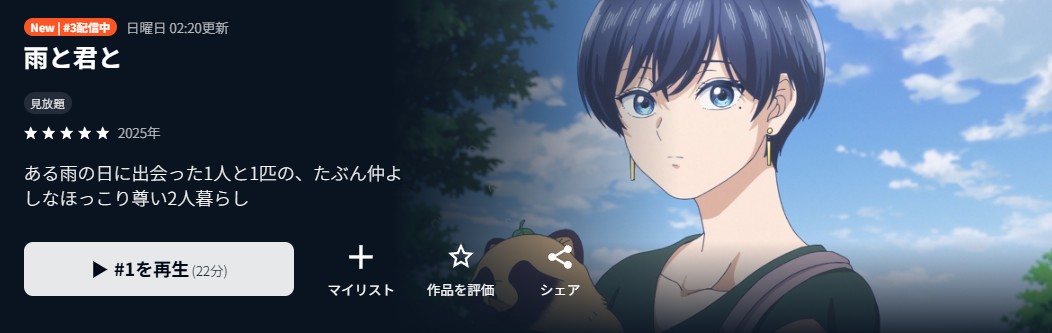 雨と君と