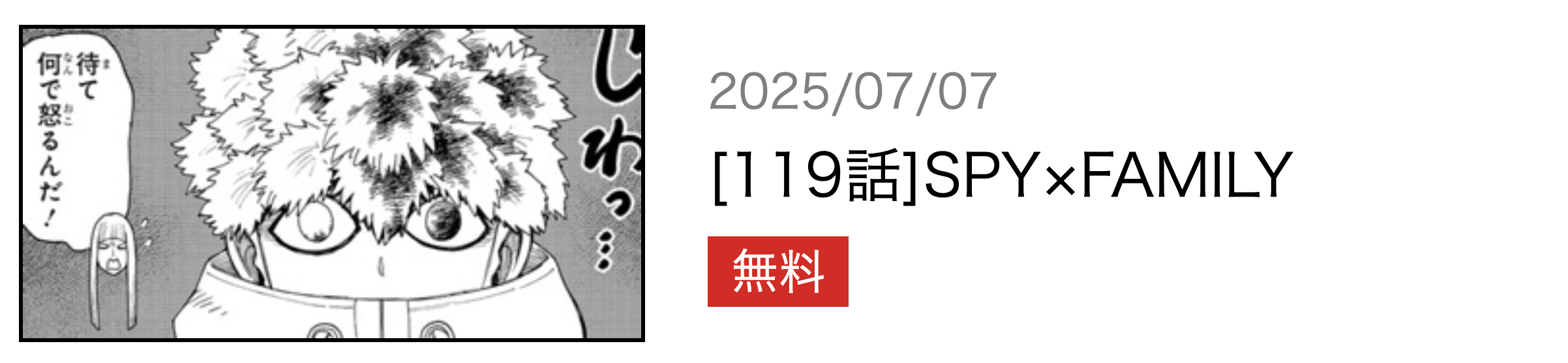 SPY×FAMILY（スパイファミリー） 最新話 漫画アプリ