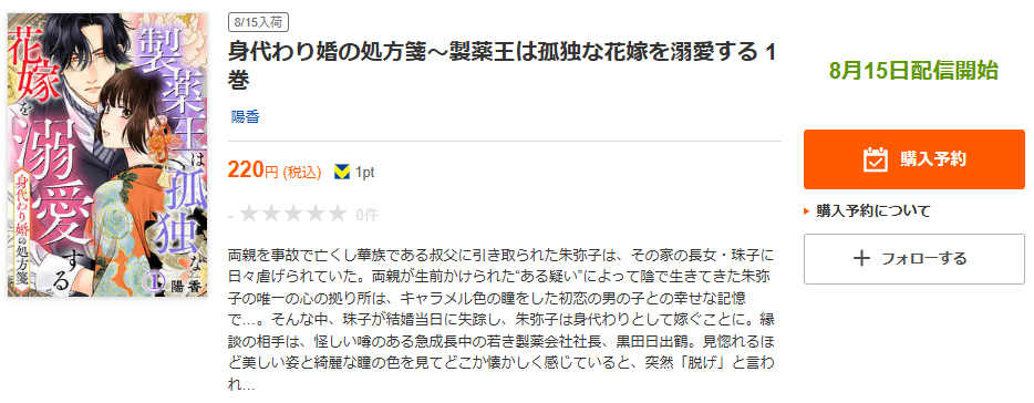 身代わり婚の処方箋 最新話