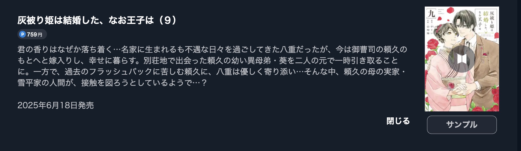 灰被り姫は結婚した、なお王子は