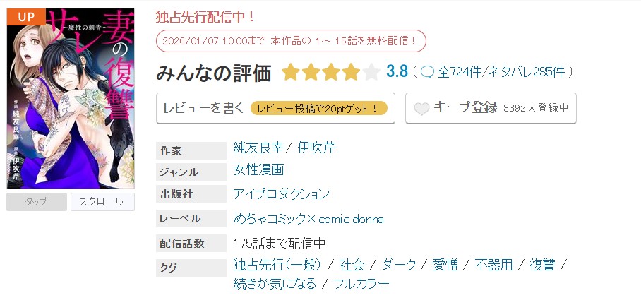 めちゃコミック サレ妻の復讐 無料