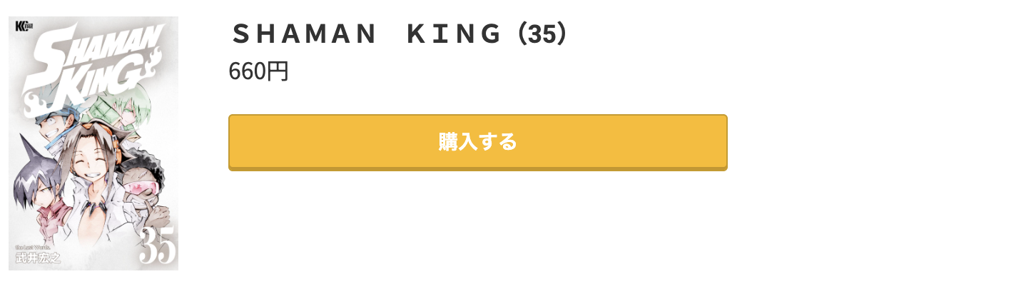 SHAMAN KING(シャーマンキング) 最終巻 コミック.jp