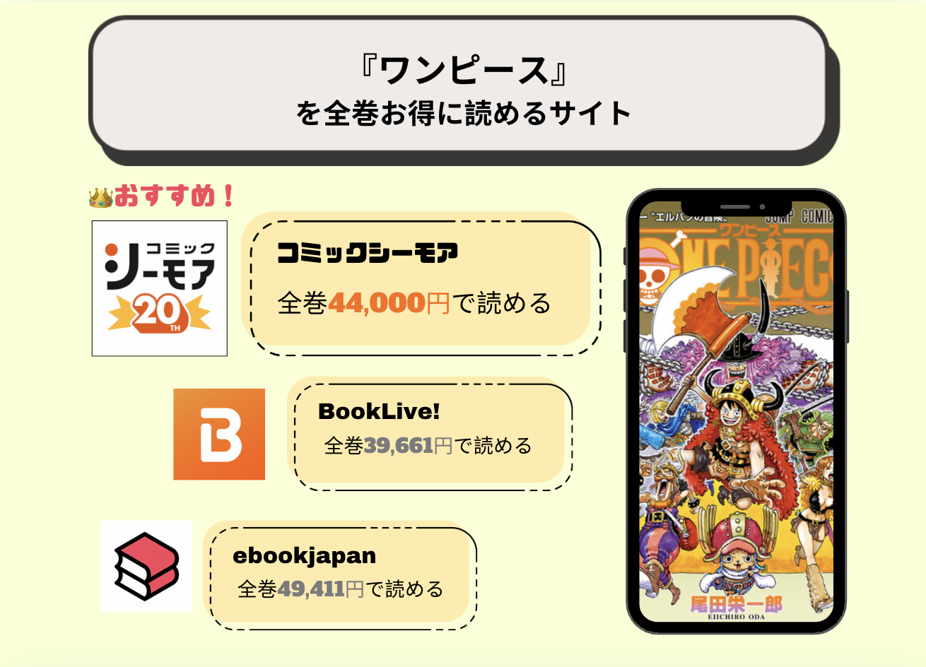 ワンピース 全巻無料