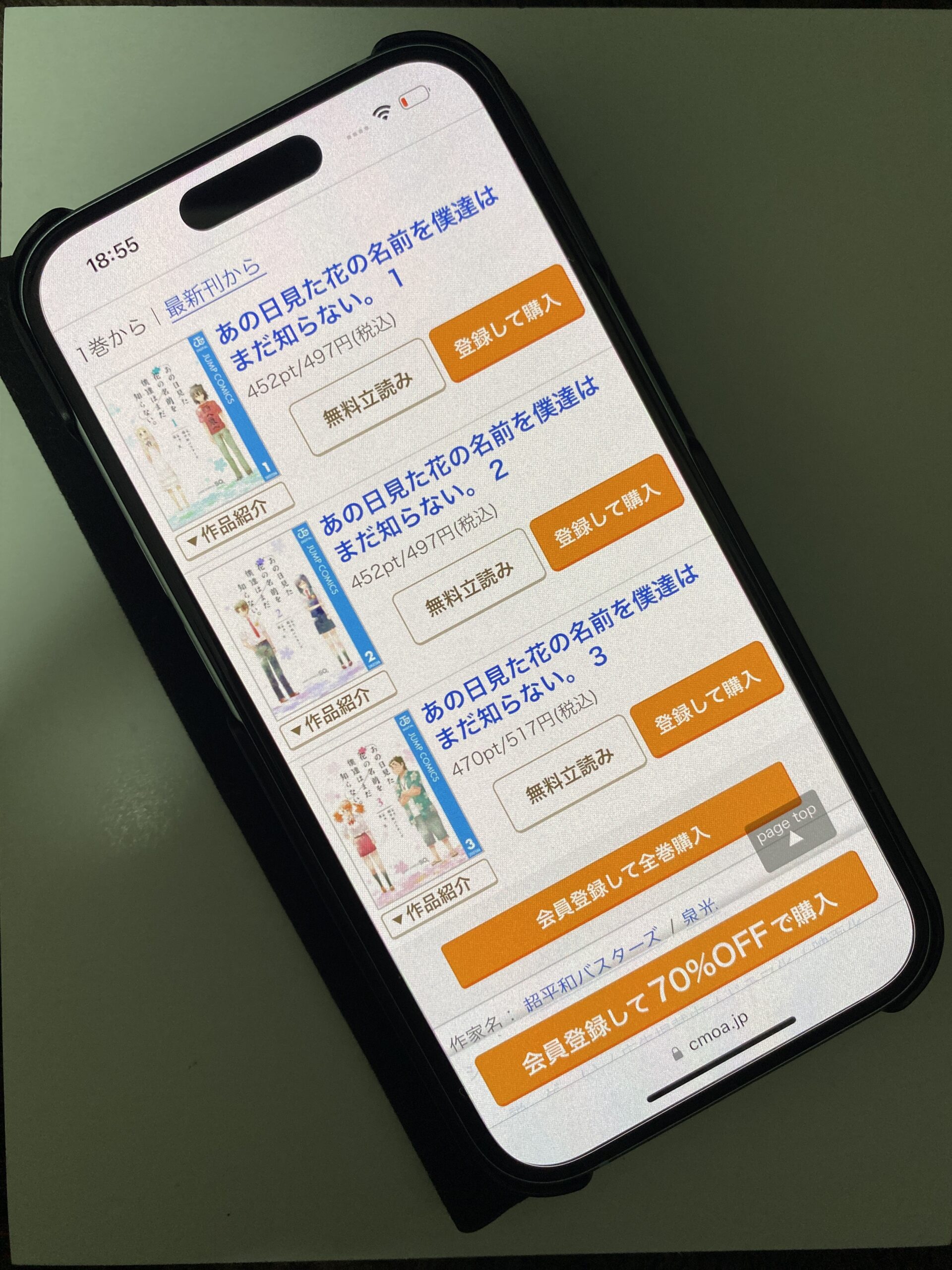 あの日見た花の名前を僕達はまだ知らない。(あの花)