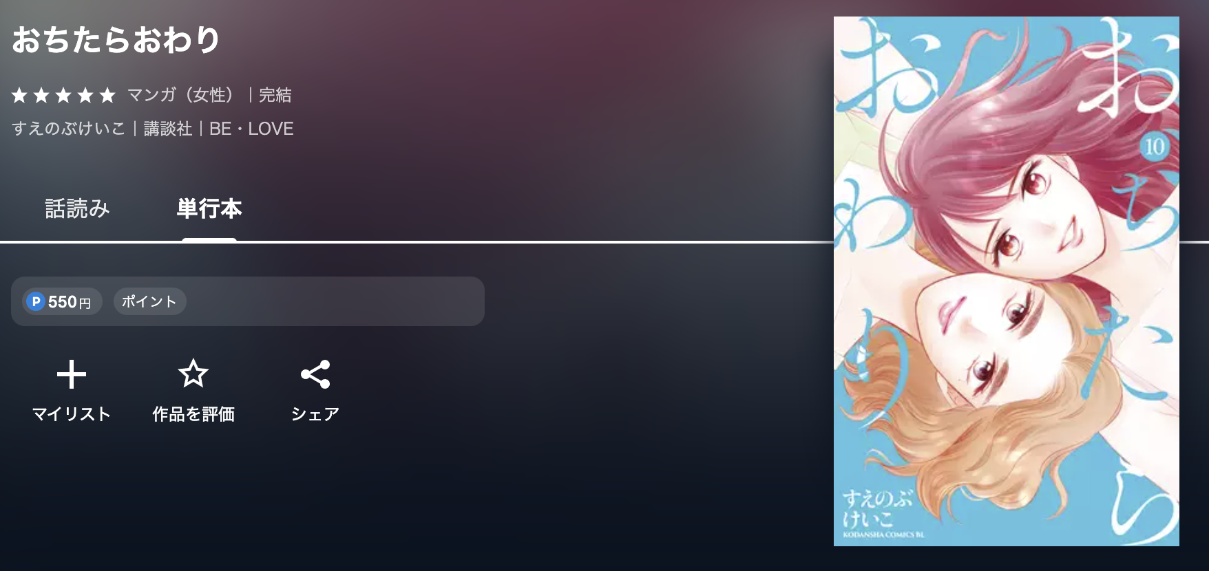 U-NEXT おちたらおわり 無料