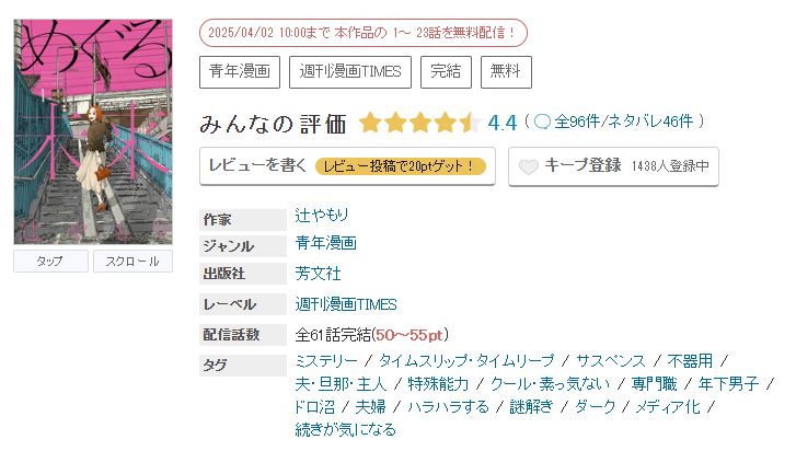 めちゃコミック めぐる未来 無料