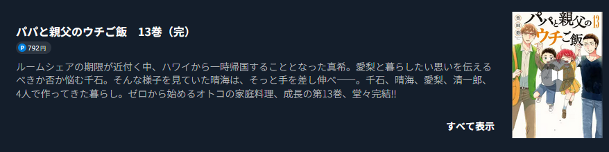 パパと親父のウチご飯