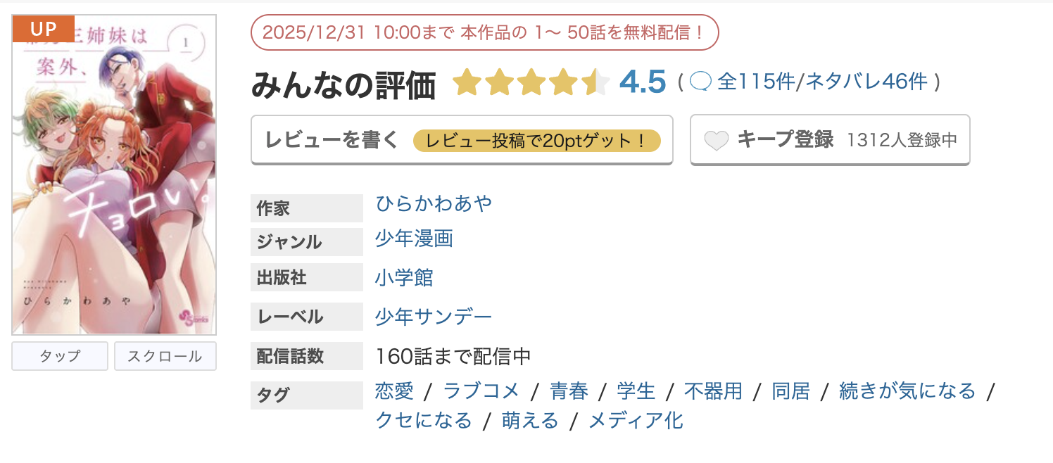 めちゃコミック 帝乃三姉妹は案外、チョロい。 無料