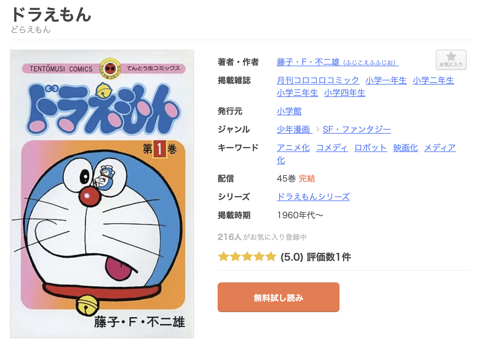 ドラえもん 全巻 まんが王国