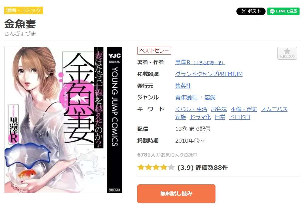 金魚妻 全巻 まんが王国