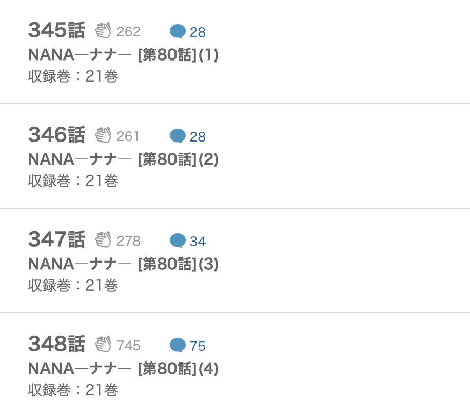 NANA（ナナ） 最新話 漫画アプリ