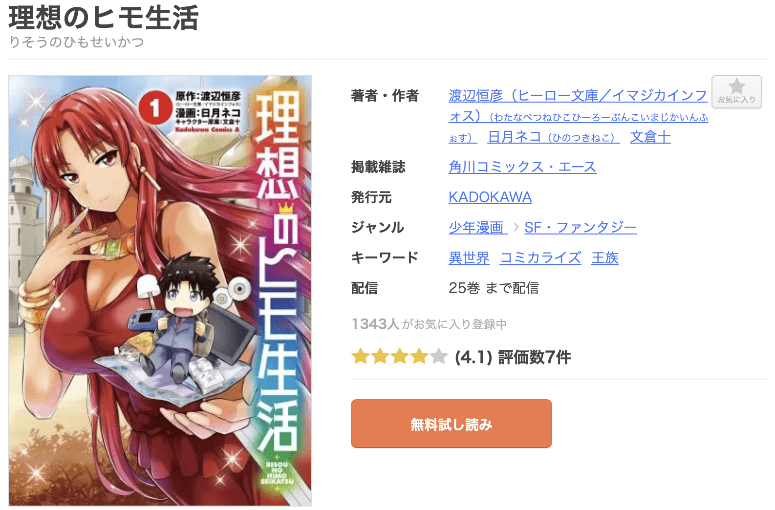 理想のヒモ生活 全巻 まんが王国