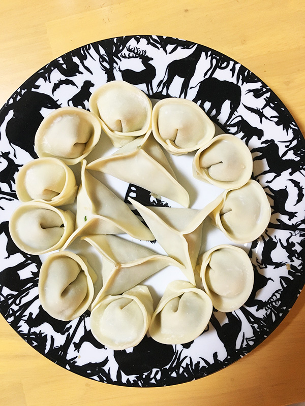 橘田いずみさんの餃子レシピ本『本日も餃子日和。』たらの水餃子をつくってみました。