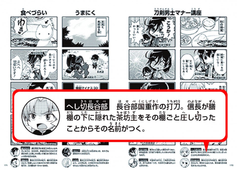 「刀剣乱舞-ONLINE-」アンソロジーコミック『4コマらんぶっ』第五話っ！